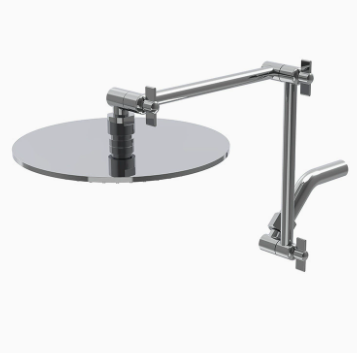 Ramię prysznicowe z podwójnym przegubem zębatym