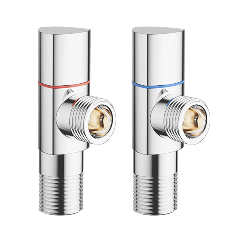 Zawór kątowy z mosiądzu galwanizowanego