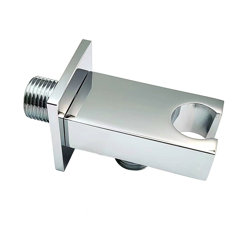 Płaski kwadratowy uchwyt do prysznica ręcznego, nowoczesny uchwyt do montażu na ścianie prysznica