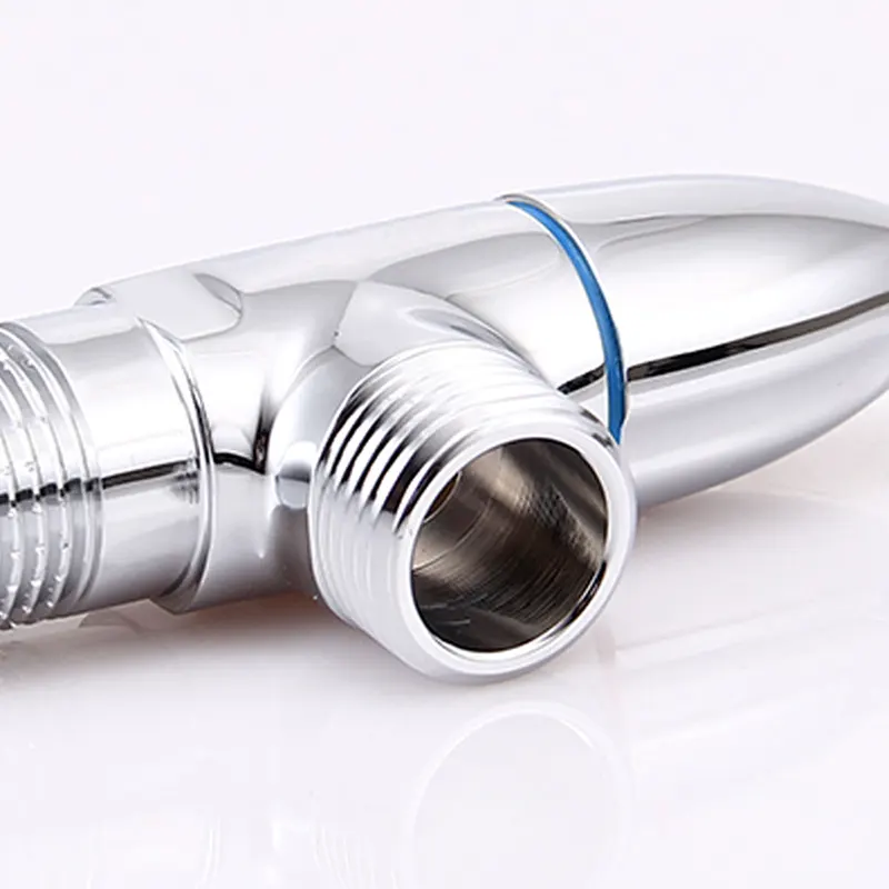 Red Blue Brass Angle Valve