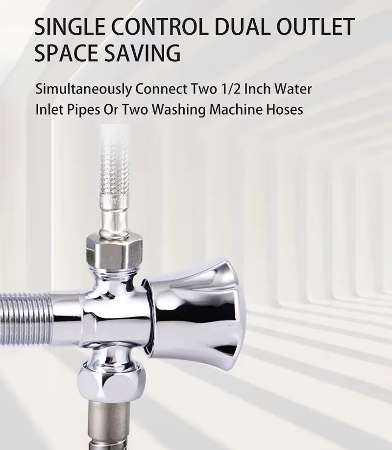 1-in-2 out Single Control Angle Valve 1-in-2 out Single Control Angle Valve