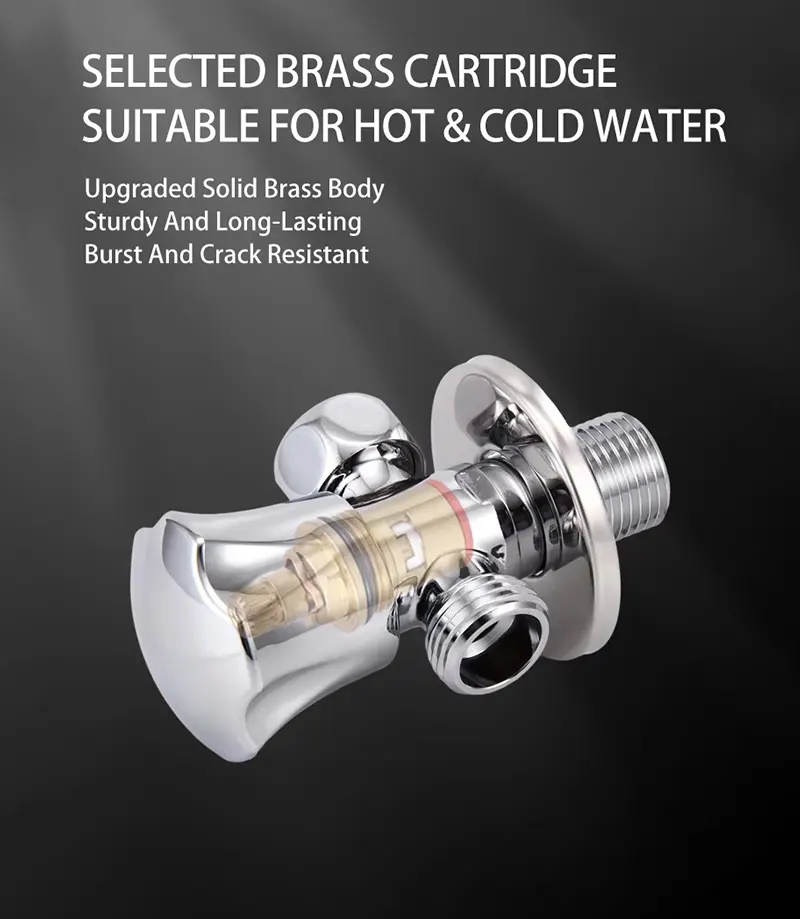 1-in-2 out Single Control Angle Valve 1-in-2 out Single Control Angle Valve