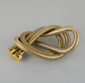 Wielowymiarowy wąż prysznicowy ze stali nierdzewnej, przeciwwybuchowa rurka EPDM do rączki bidetowej i zaworu kątowego toalety