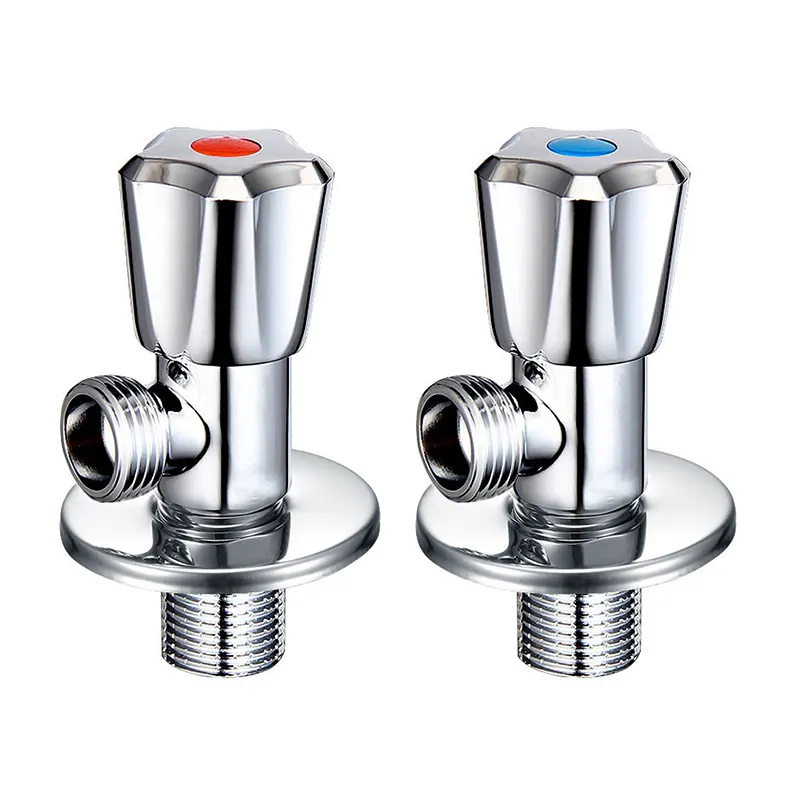 Jednoczęściowy mosiężny zawór kątowy