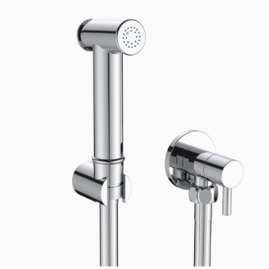 Okrągła rączka bidetowa typu push