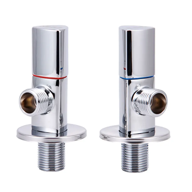 Wzmocniony mosiężny zawór kątowy