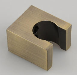 Kwadratowy uchwyt prysznicowy ze stopu cynku, uchwyt ścienny do rączki bidetowej